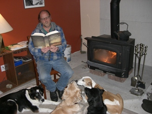 john reading with dogs.JPG